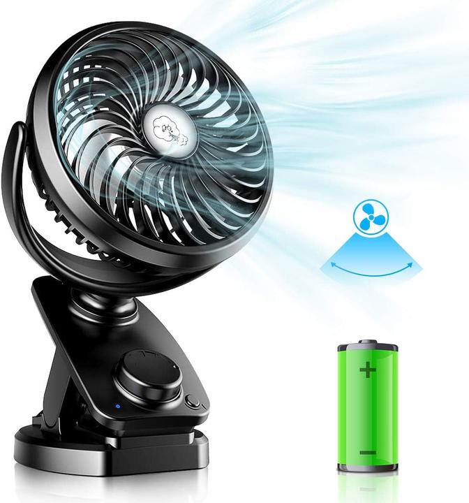 Produktbild AidSci Mini-USB-Clip Ventilator