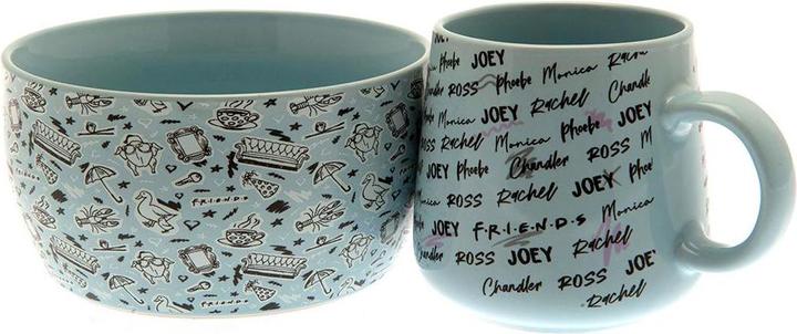 Immagine prodotto Friends Set colazione Scribble in ceramica (0.39 l, 1 x)