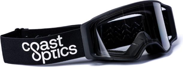Coast Optics Alta 2 Goggle, schwarz mit Pink Crystal und klarem Glas (Schwarz, Schwarz)