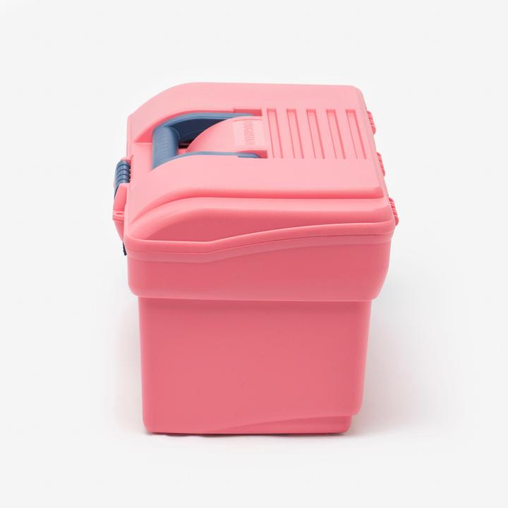 Image du produit Fouganza Mallette de pansage équitation 300 rose/bleu