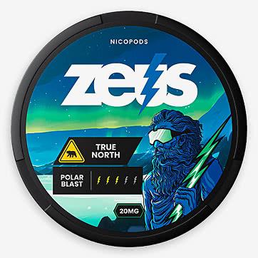 Actual product image Zeus True North (Nicotine Pouches, 20 mg)