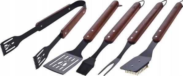 Produktbild Laguiole BBQ SET RUBBER WOOD BLACK PARTS 5 Stück