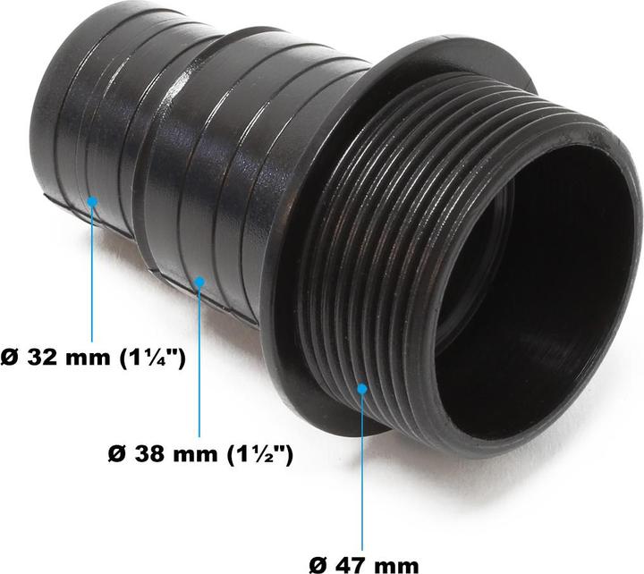 Produktbild SunSun Schwimmbadpumpe HZS-750 Ersatzteil Eingang Ausgang 32/38mm Poolpumpe