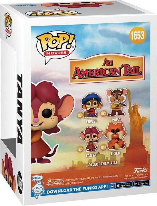Image du produit Funko Feivel, le vagabond des souris POP! Movies Figurine vinyle Tanya 9 cm