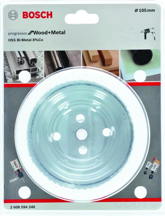 Produktbild Bosch Professional Zubehör Lochsäge Progressor for Wood and Metal, 105 mm (105 Millimeter)