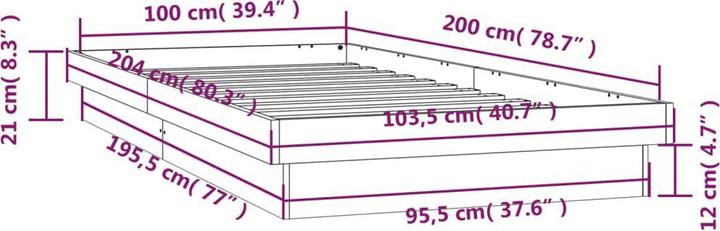 Produktbild VidaXL Klea (100 x 200 cm)