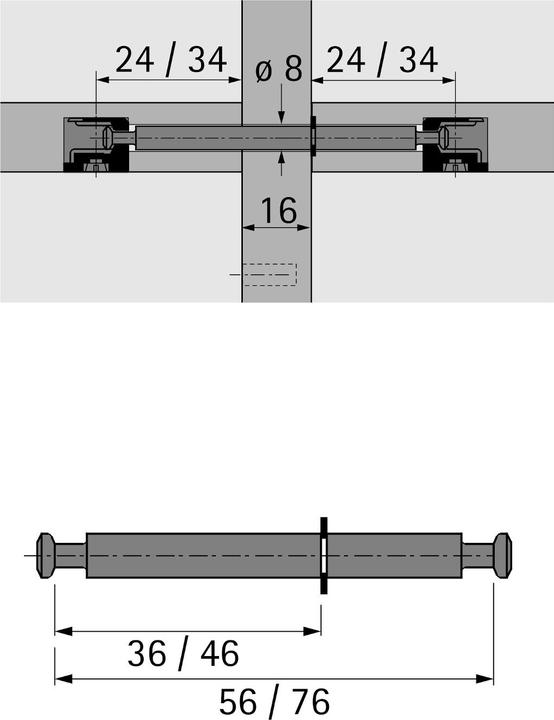 Produktbild Hettich Du 883 (Einpressdübel, 1 Stk.)