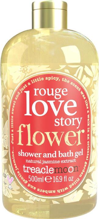 Treaclemoon Rouge Love Story Dusch- & Badegel 500ml mit natürlichem Jasminduft (500 ml)