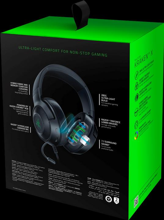Actual product image Razer Kraken V3 X (Cable)