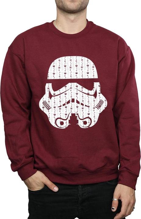 Produktbild Star Wars Christmas Stormtrooper Helmet Sweatshirt (L)