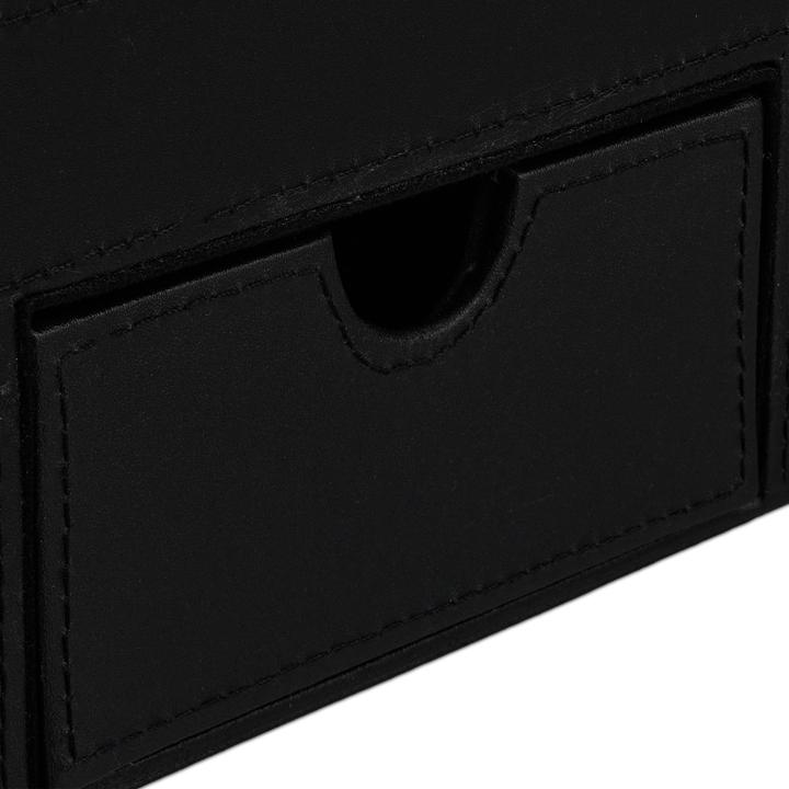 Image du produit Relaxdays Organiseur de bureau Faux cuir