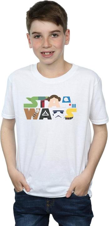 Image du produit Star Wars - T-shirt CHARACTER LOGO - Garçon (140, 146)