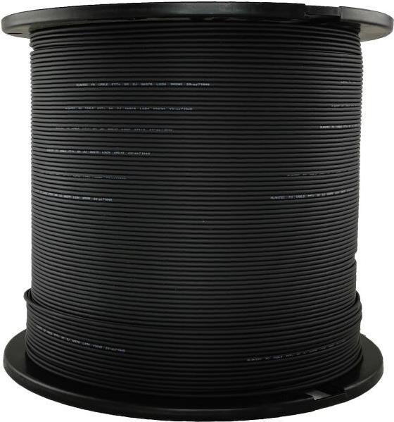 Image du produit Alantec Câble fibre optique OS2 FTTH plat SM 2J 9/125 LSOH blanc renforcé avec deux tiges en acier 1000m (1000 m)
