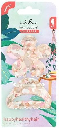 Invisibobble Clipstar M Oasis Refreshed Bloom 2 Piece Hair Clip Set (2 pcs)