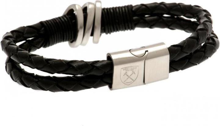 Produktbild West Ham United FC Armband Leder (20 cm, 100% Leder)