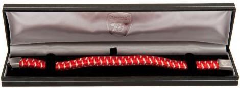 Produktbild Arsenal FC gewebter Stoff Armband Edelstahl Stoff (21 cm, 80% Synthetik, 20% Edelstahl)