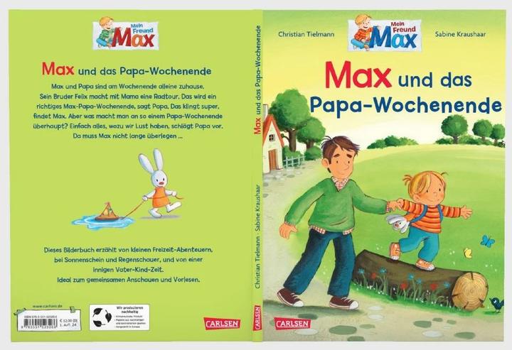 Immagine prodotto Max-Bilderbücher: Max und das Papa-Wochenende (Tedesco, Christian Tielmann, Sabine Kraushaar, 2024)