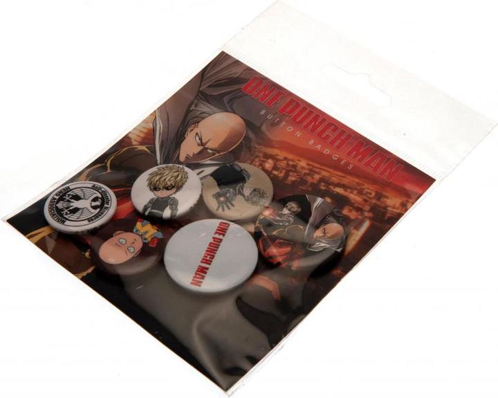 Produktbild One Punch Man Knöpfe AnsteckerSet 6erPack