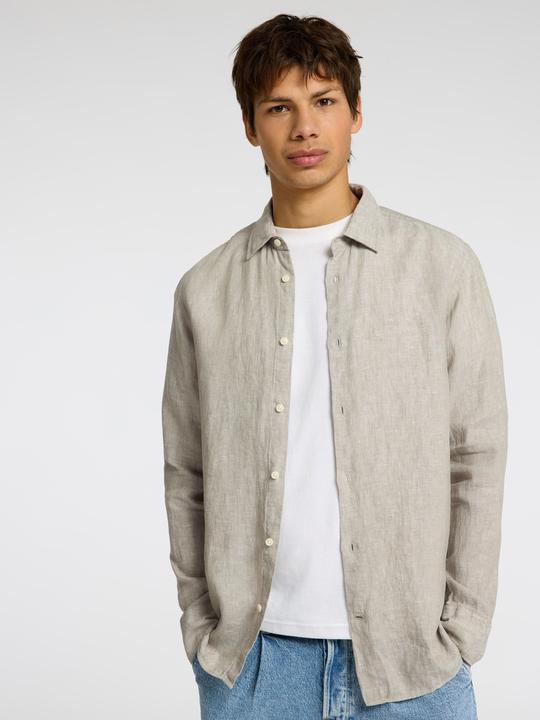 Actual product image Slhregkylian-Linen Shirt Ls Classic Noos (XL)