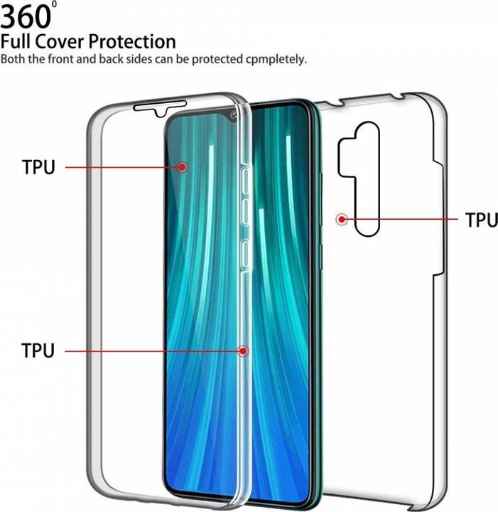 Produktbild Screenguard 360° Screen & Body Protector Xiaomi Redmi Note 8 Pro Hülle mit Folie (Xiaomi Redmi Note 8 Pro)
