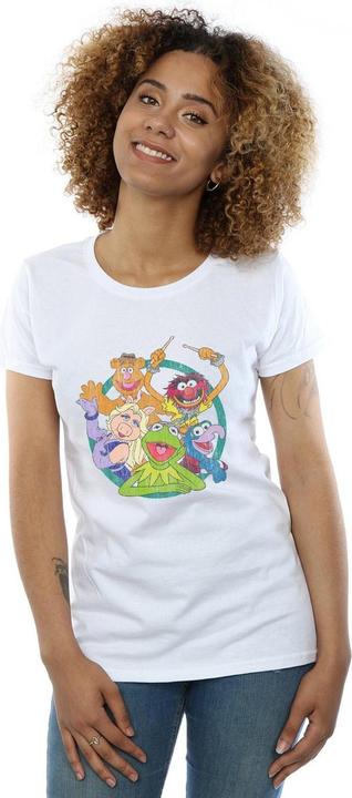 Immagine prodotto Disney The Muppets Group Circle Maglietta Donna (XXL)