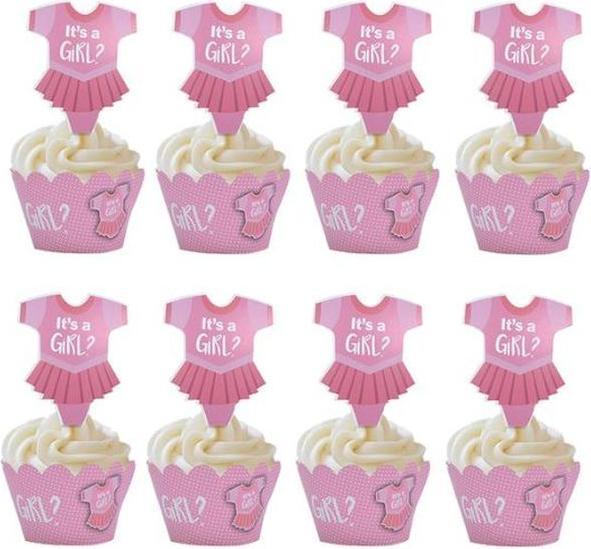 Actual product image MU Style Nika Series Cupcake Cups and Toppers (24-piece Set) (24 x)