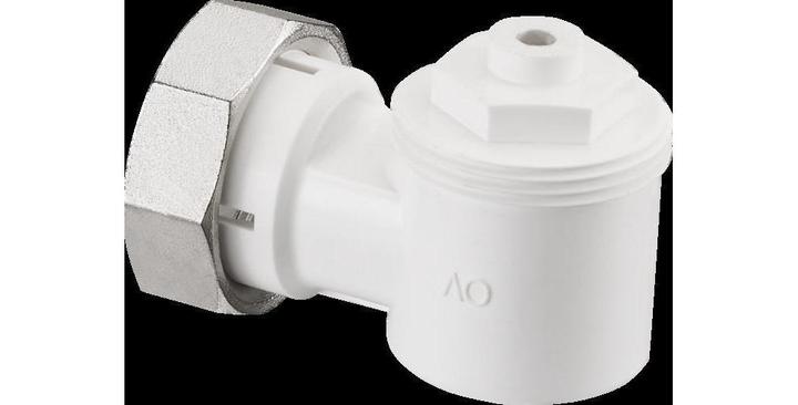 Productafbeelding Oventrop OV Hoekadapter voor ventielradiatoren wit