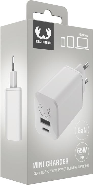 Immagine prodotto Fresh'N Rebel Mini Caricatore USB A + USB C (65 W)