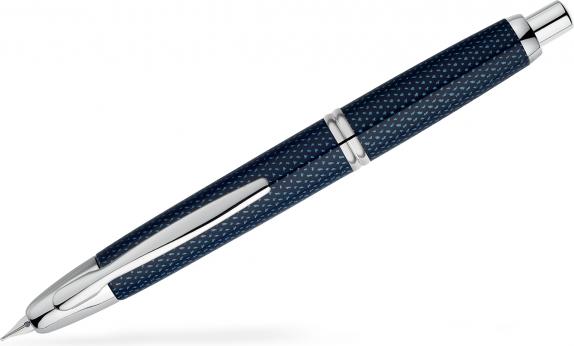 Pilot Capless Graphite Rhodium F silber/blau (Blau/Silber, 1 x)