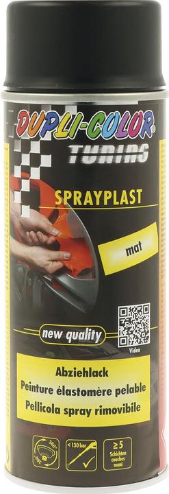 Actual product image Dupli-Color Sprayplast (Black matte, 0.40 l)