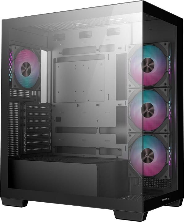 Produktbild NoName CG580 4F (schwarz, Tempered Glass x 2) (ATX, mATX, ITX)