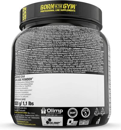 Image du produit Olimp Sport Nutrition Amino EAA Xplode (Ice Tea Peach Peach, 1 pcs, 520 g)