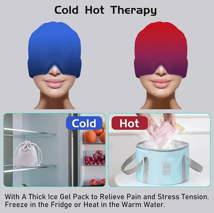 Image du produit PhoneLook Masque / bonnet universel anti-migraine thérapie froid et chaud pour adulte (1 x)