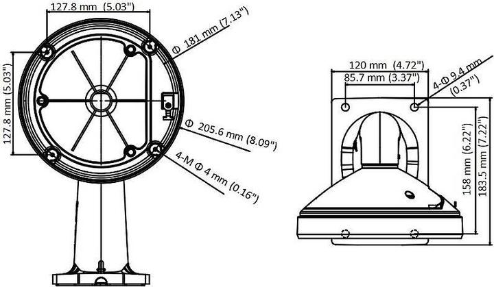 Produktbild Hikvision DS-1605ZJ-DM30 Wandhalterung (Montage-Kit)