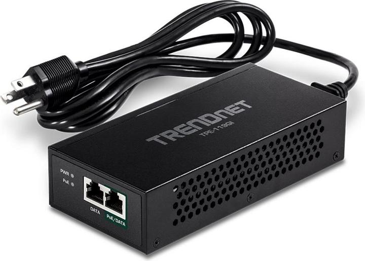 Image du produit Trendnet TPE-119GI - Injecteur de puissance - 90 Watt (802,3at (PoE+), UPOE, 95 W)
