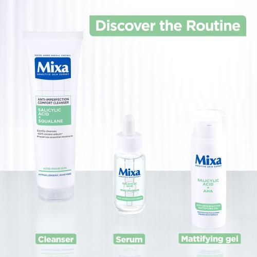 Actual product image Mixa Anti-Imperfection Comfort Cleanser 150 ml (Cleaning cloths, 150 ml)