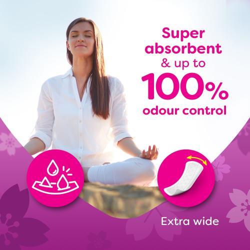 Produktbild Carefree Slip pads Plus Large delicate scent - Variant: 64 ks (64 x, Slipeinlagen)