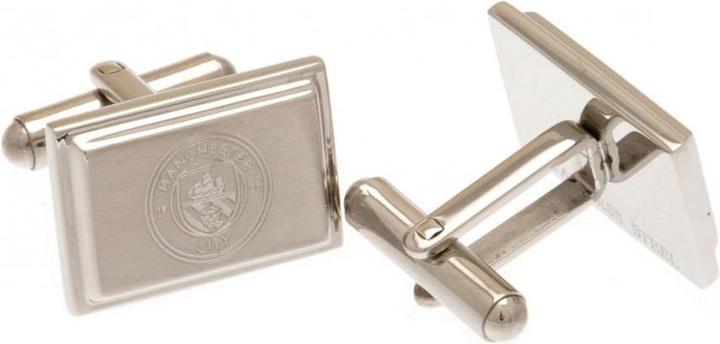 Image du produit Manchester City FC Boutons de manchette en acier inoxydable (100% acier)