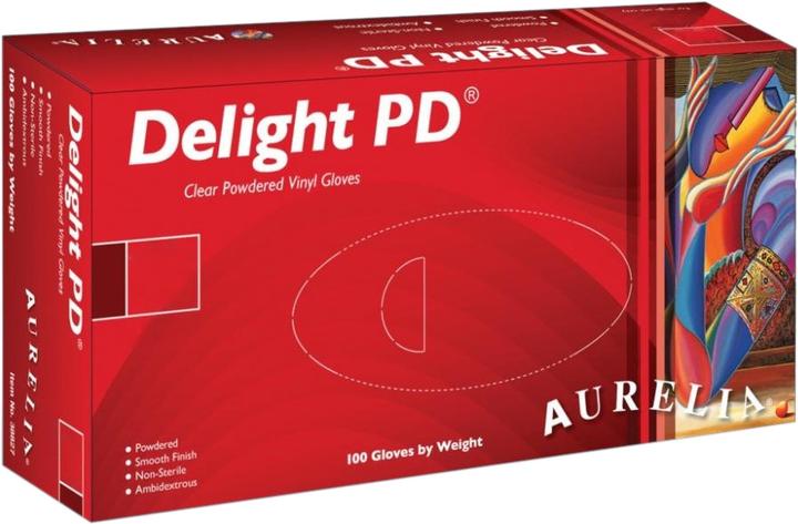 Actual product image Vinyl gloves 100 pack (L)