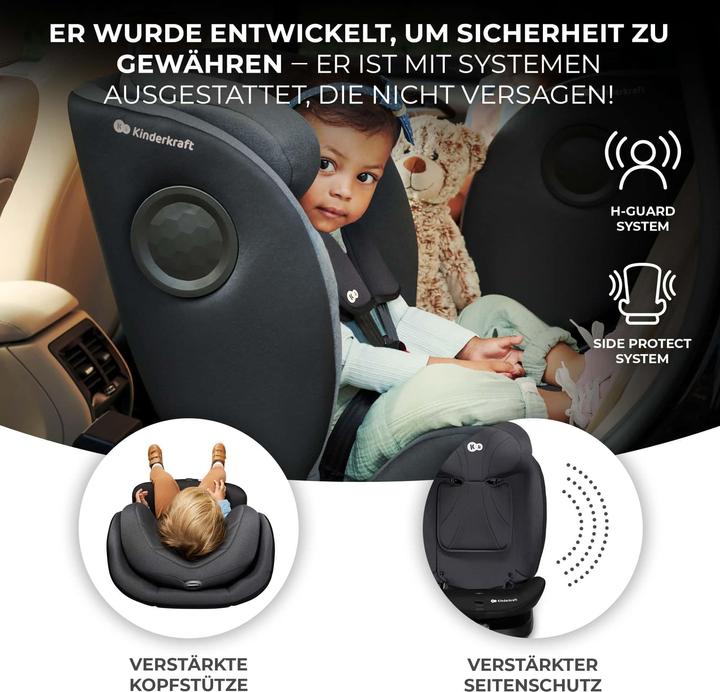 Image du produit KinderKraft Siège-auto pour enfant I-360 (Reboarder, Norme ECE R129/i-Size)