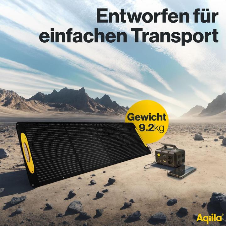 Immagine prodotto Aqiila Sunbird P56 - Pannello solare pieghevole (56 W, 1.34 kg)