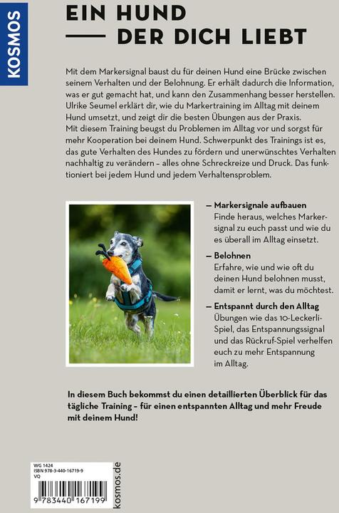 Produktbild Kosmos Marker-Training für Hunde (Deutsch, Ulrike Seumel, 2020)