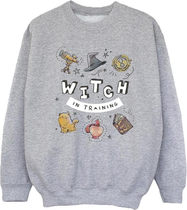 Actual product image Girls Witch In Training Sweatshirt (128)