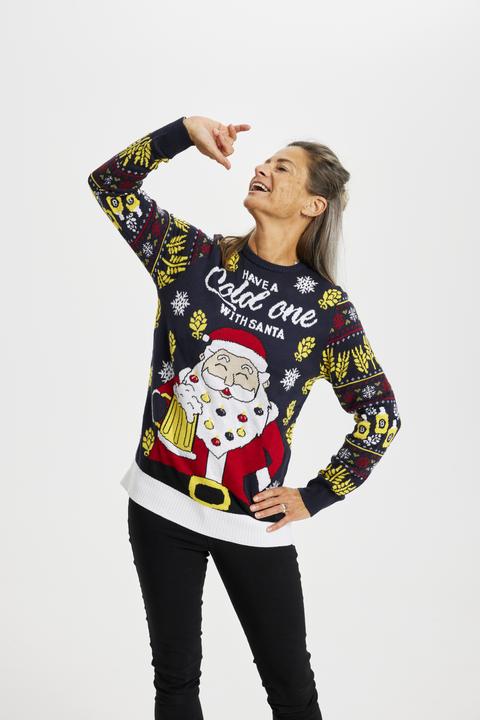 Produktbild Christmas Sweats Have a Cold One With Santa LED (XS)