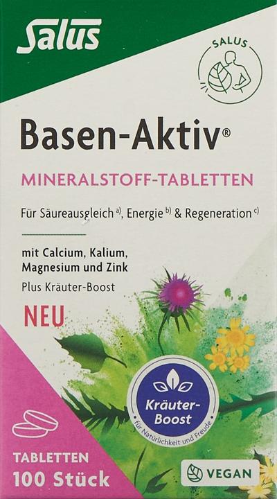 Produktbild Salus Basen-Aktiv Mineralstoff Tablette (100 Stück, Tabletten, 187 g)