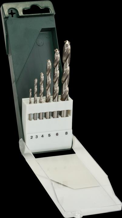 Bosch Professional Zubehör Metallbohrer-Set (2 mm, 3 mm, 4 mm, 5 mm, 6 mm, 8 mm)