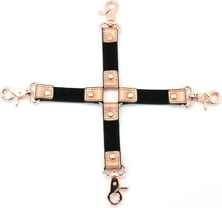 Produktbild Liebe Seele 4er Lederfessel Hogtie mit Clips