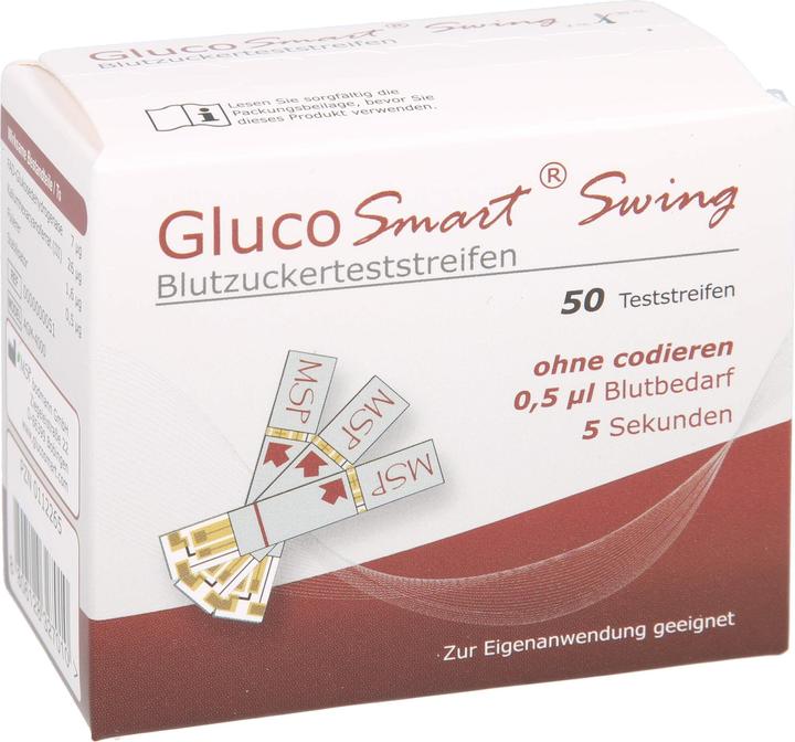 Produktbild Gluco Smart Glucosmart Swing Blutzu Te (Teststreifen)