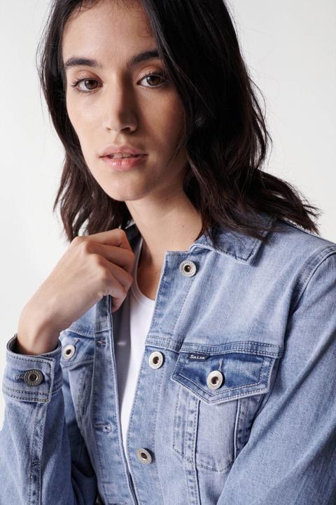 Produktbild Salsa Jeans Jeansjacken Denim Trucker Jacket (XXL)