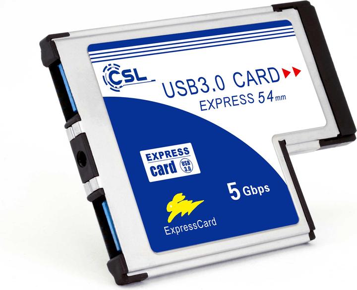 Produktbild CSL 2 Port USB 3.0 PCMCIA Express Card